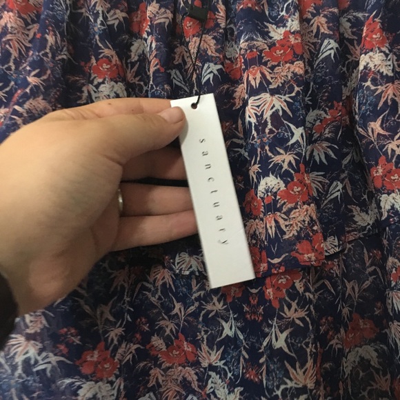 • sanctuary by anthropologie floral print top • - Picture 4 of 10